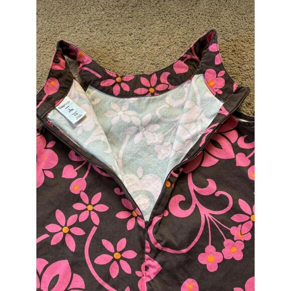 Gap Kid's Brown/Pink Girls Flowers Summer Dress - Picture 6 of 6